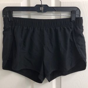 Black lined Athletic Shorts